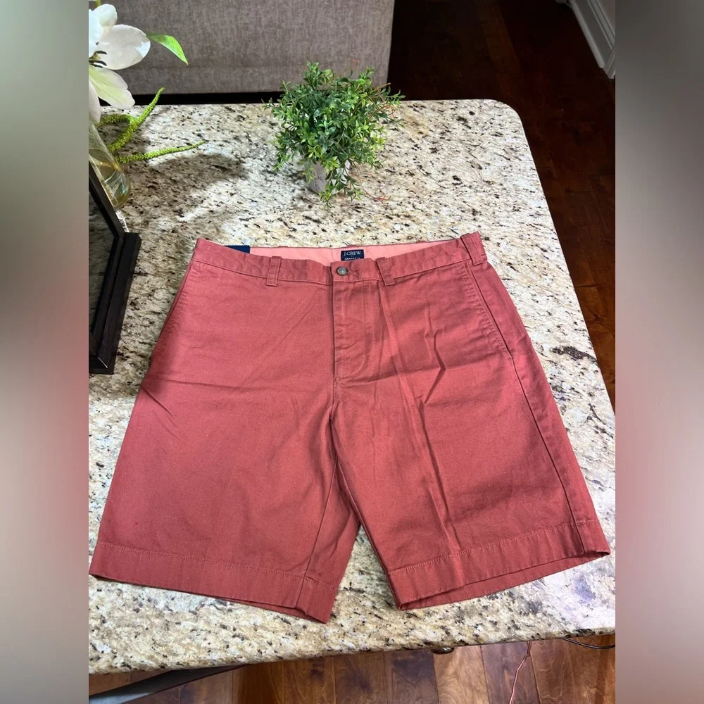 J. Crew Gramercy Shorts in Old Red 34W